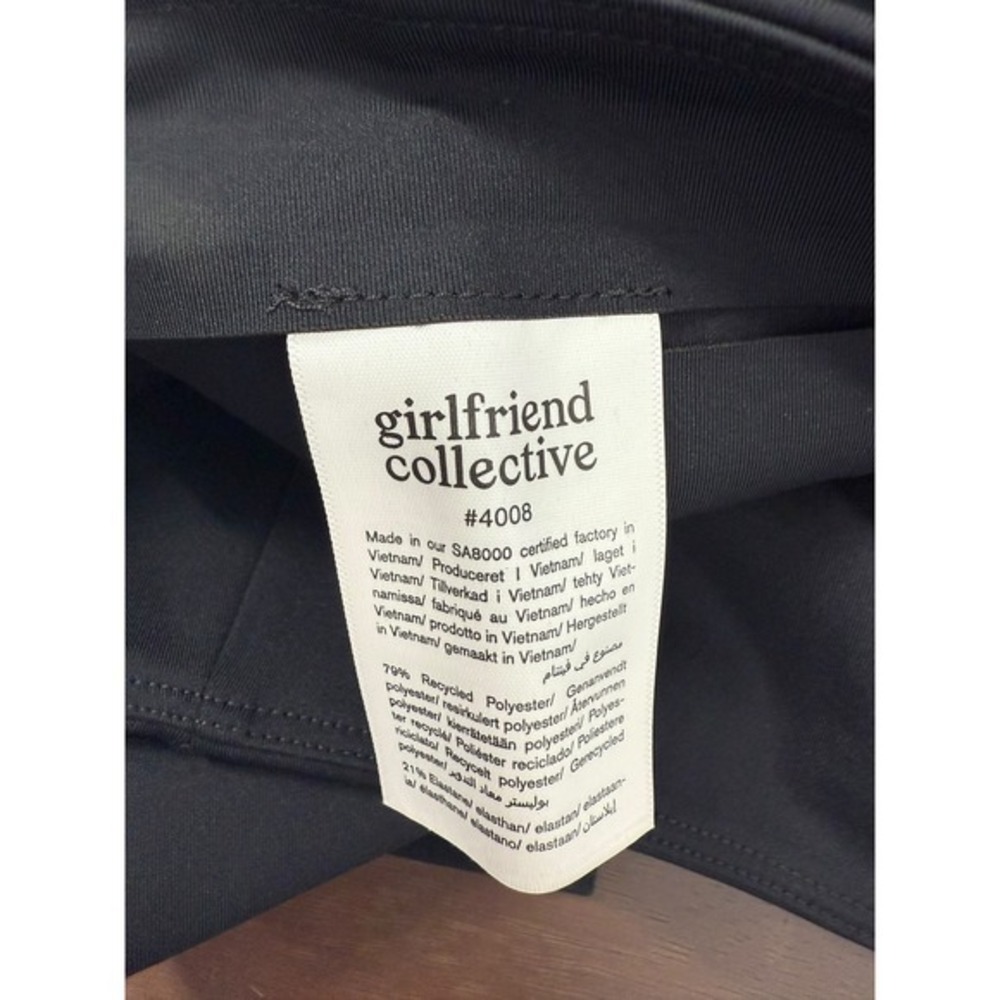 Girlfriend Collective Black Compression High-Rise 7/8 Leggings Small NWT - Picture 11 of 12